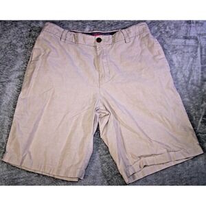 IZOD Shorts Men's 30X8 Saltwater Chino‎ Khaki Tan